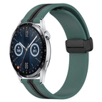 For Huawei Watch GT3 42mm / Olive Green + Black