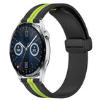 For Huawei Watch GT3 42mm / Black+Lime Green