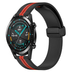 For Huawei Watch GT2 42mm / Black+Red