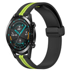 For Huawei Watch GT2 42mm / Black+Lime Green