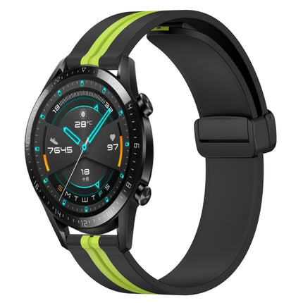 20mm Folding Magnetic Clasp Silicone Watch Band, For Huawei Watch GT2 42mm, For Huawei Watch 2