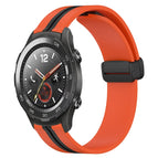 For Huawei Watch 2 / Orange+Black