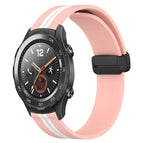For Huawei Watch 2 / Pink+White