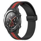 For Huawei Watch 2 / Black+Red
