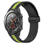 For Huawei Watch 2 / Black+Lime Green