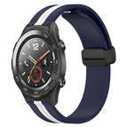 For Huawei Watch 2 / Midnight Blue + White