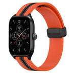 For Amazfit GTS 4 / Orange+Black