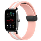 For Amazfit GTS 2 Mini / Pink+White