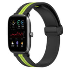 For Amazfit GTS 2 Mini / Black+Lime Green
