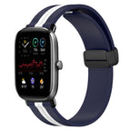 For Amazfit GTS 2 Mini / Midnight Blue + White