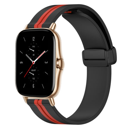 20mm Folding Magnetic Clasp Silicone Watch Band, For Amazfit GTS 2 Mini, For Amazfit GTS 2