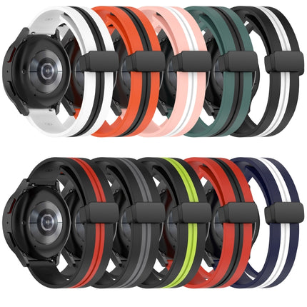 20mm Folding Magnetic Clasp Silicone Watch Band, For Amazfit GTS, For Amazfit GTR 42mm