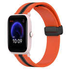 For Amazfit Pop Pro / Orange+Black