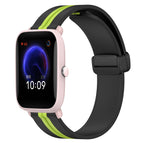For Amazfit Pop Pro / Black+Lime Green