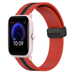For Amazfit Pop Pro / Red+Black