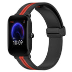 For Amazfit Pop / Black+Red