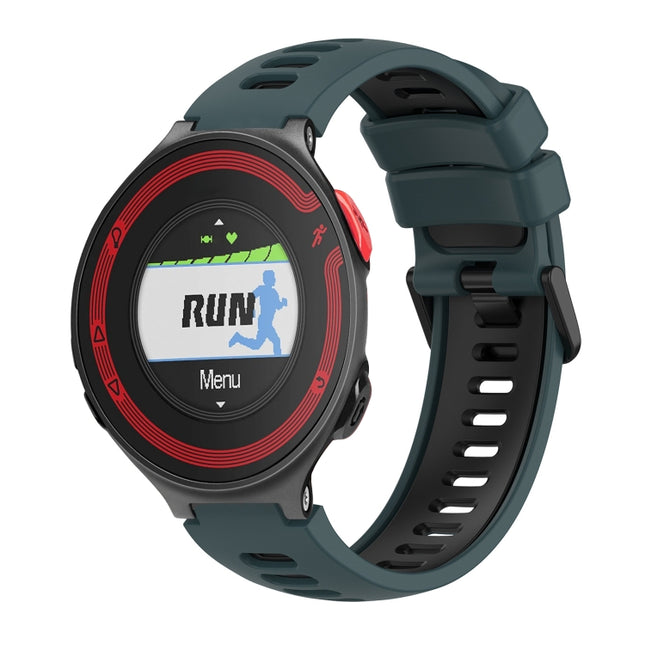 Two-Color Silicone Watch Band, For Garmin Forerunner 220, For Garmin Forerunner 230, For Garmin Forerunner 235