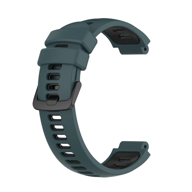 Two-Color Silicone Watch Band, For Garmin Forerunner 220, For Garmin Forerunner 230, For Garmin Forerunner 235