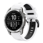 For Garmin Fenix 7 / White+Black