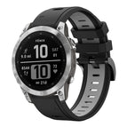 For Garmin Fenix 7 / Black+Grey