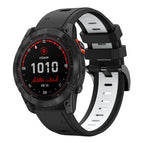 For Garmin Fenix 7X / Black+White