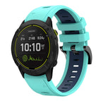 For Garmin Enduro / Mint Green + Blue