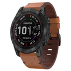 For Garmin Fenix 7X / Brown