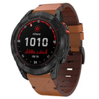 For Garmin Fenix 7X Solar / Brown