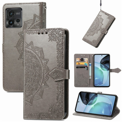 Mandala Flower Embossed Leather Phone Case, For Motorola Moto G72, For vivo V25, For Samsung Galaxy S23 5G, For Samsung Galaxy S23 Plus 5G