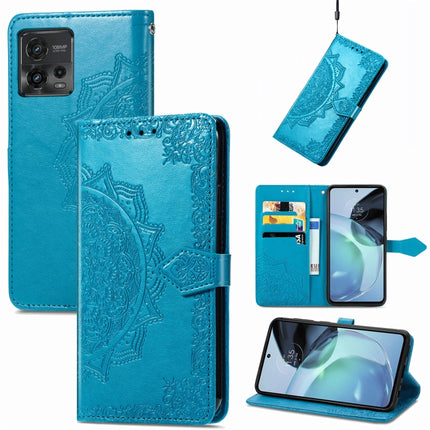 Mandala Flower Embossed Leather Phone Case, For Motorola Moto G72, For vivo V25, For Samsung Galaxy S23 5G, For Samsung Galaxy S23 Plus 5G