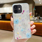 For iPhone 12 / D05 Blue Floral