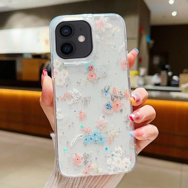 Fresh Small Floral Epoxy TPU Phone Case