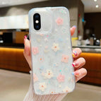 For iPhone XS Max / D02 Hand-painted Flower
