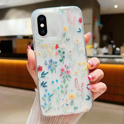 Fresh Small Floral Epoxy TPU Phone Case, For iPhone 11, For iPhone 11 Pro, For iPhone XR, For iPhone XS Max