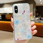 For iPhone XS Max / D05 Blue Floral
