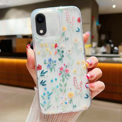 Fresh Small Floral Epoxy TPU Phone Case, For iPhone 11, For iPhone 11 Pro, For iPhone XR, For iPhone XS Max