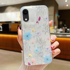 For iPhone XR / D05 Blue Floral
