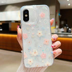 For iPhone X / XS / D02 Hand-painted Flower