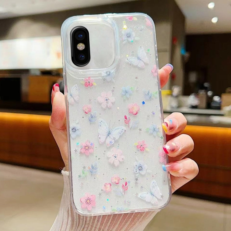 Fresh Small Floral Epoxy TPU Phone Case, For iPhone 7 Plus / 8 Plus, For iPhone X / XS