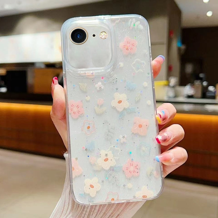 Fresh Small Floral Epoxy TPU Phone Case, For iPhone 7 / 8 / SE 2022, For iPhone 13 Pro Max, For iPhone 13 Pro, For iPhone 13