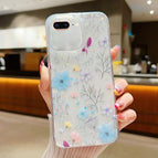 For iPhone 7 Plus / 8 Plus / D05 Blue Floral