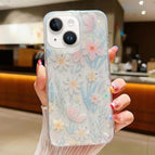 For iPhone 15 / D03 Floral Pink