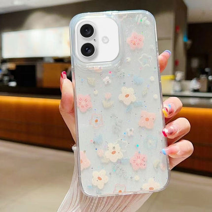 Fresh Small Floral Epoxy TPU Phone Case