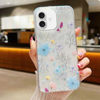 For iPhone 16 Plus / D05 Blue Floral