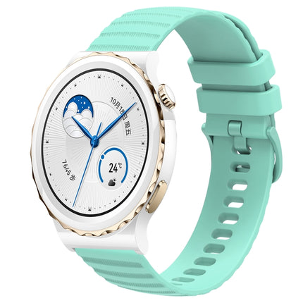20mm Wavy Dot Pattern Solid Color Silicone Watch Band, For Huawei Watch GT3 Pro 43mm, For Huawei Watch GT3 42mm