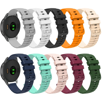 20mm Wavy Dot Pattern Solid Color Silicone Watch Band, For Huawei Watch GT3 Pro 43mm, For Huawei Watch GT3 42mm
