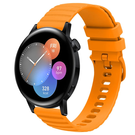 20mm Wavy Dot Pattern Solid Color Silicone Watch Band, For Huawei Watch GT3 Pro 43mm, For Huawei Watch GT3 42mm