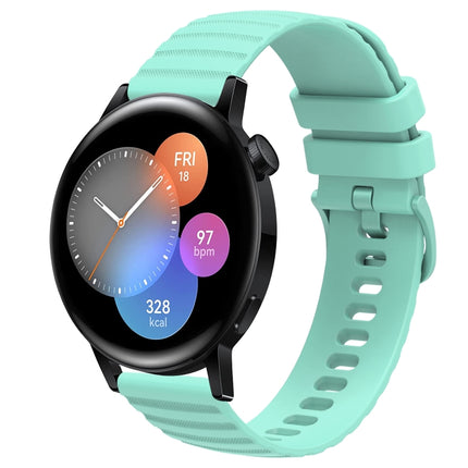 20mm Wavy Dot Pattern Solid Color Silicone Watch Band, For Huawei Watch GT3 Pro 43mm, For Huawei Watch GT3 42mm