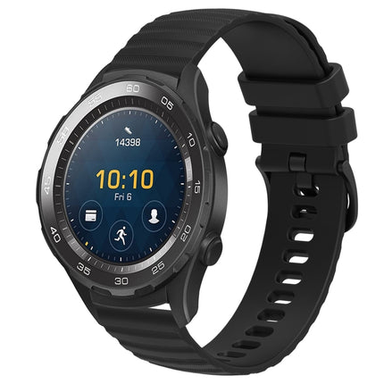 20mm Wavy Dot Pattern Solid Color Silicone Watch Band, For Huawei Watch GT2 42mm, For Huawei Watch 2