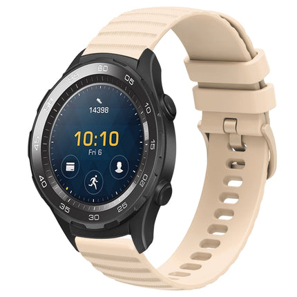 20mm Wavy Dot Pattern Solid Color Silicone Watch Band, For Huawei Watch GT2 42mm, For Huawei Watch 2